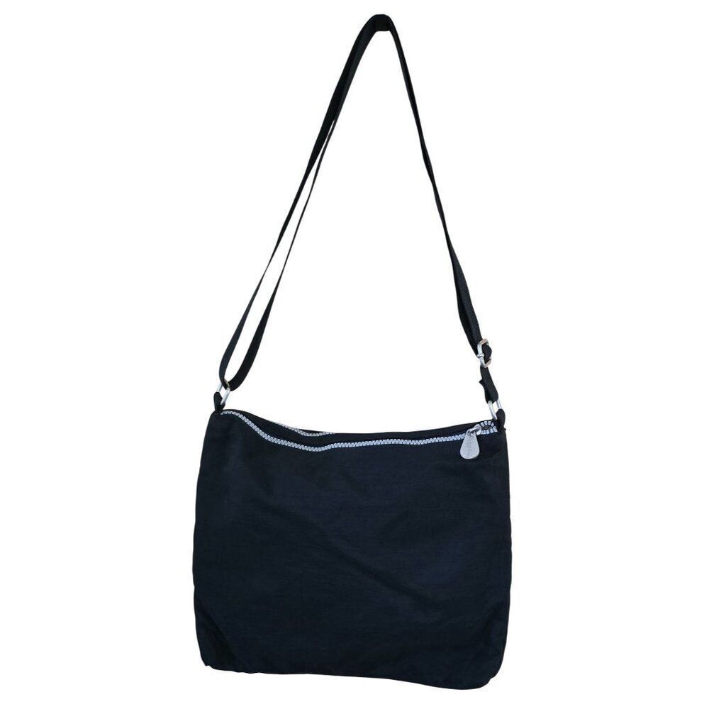 Baggallini Black Crossbody Bag Multiple Zippers Adjustable Strap versatile - Picture 6 of 11
